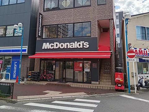 マクドナルド 北松戸店の店舗外観(実撮影)