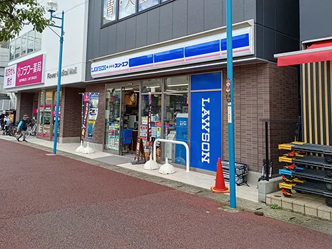 ローソン・スリーエフ 北松戸駅東口の店舗外観(実撮影)